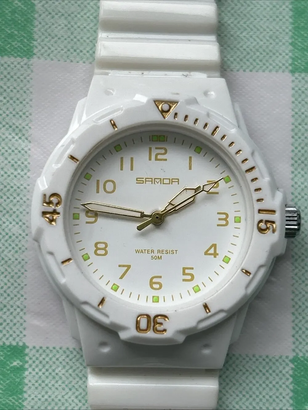 Sanda White Dial And Band Women’s Quartz Watch